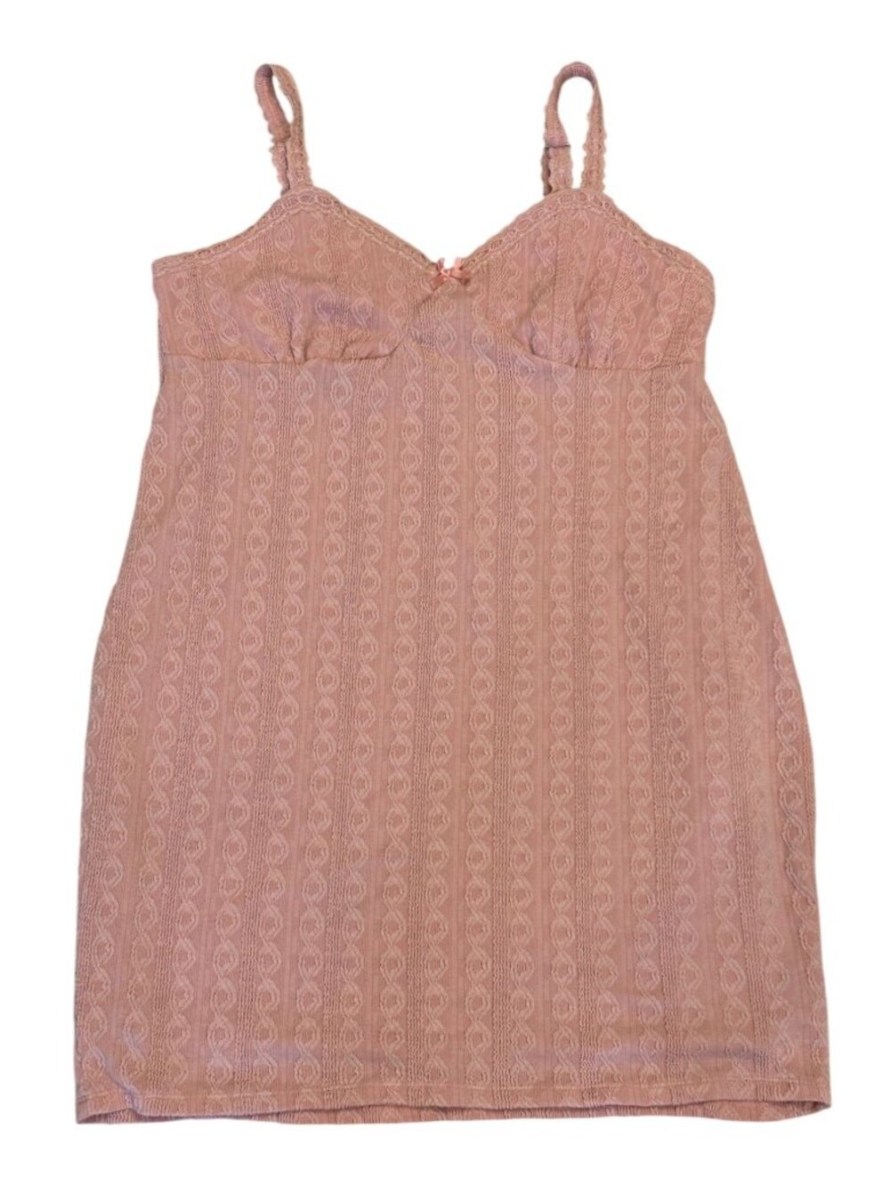 No Boundaries Lace Bodycon Dress – Double Lined, Adjustable Straps, XL pink‎